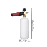 Maxbell Foam Lance Bottle for Garden Lawn Planter House Cleaning Window Washing White 1L