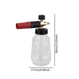 Maxbell Foam Lance Bottle for Garden Lawn Planter House Cleaning Window Washing Clear 1.5L