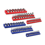 Maxbell 6 Pieces Magnetic Socket Organizers Socket Holders for Tool Drawer Workbench