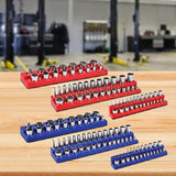 Maxbell 6 Pieces Magnetic Socket Organizers Socket Holders for Tool Drawer Workbench