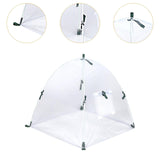 Maxbell Plant Shade Tent Sun Protection Raised Garden Bed Outdoor Plants Plant Cover White