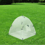 Maxbell Plant Shade Tent Sun Protection Raised Garden Bed Outdoor Plants Plant Cover White