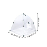 Maxbell Plant Shade Tent Sun Protection Raised Garden Bed Outdoor Plants Plant Cover White