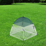 Maxbell Plant Shade Tent Sun Protection Raised Garden Bed Outdoor Plants Plant Cover Green White