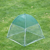 Maxbell Plant Shade Tent Sun Protection Raised Garden Bed Outdoor Plants Plant Cover Green White