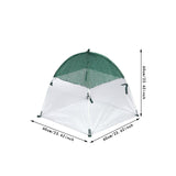 Maxbell Plant Shade Tent Sun Protection Raised Garden Bed Outdoor Plants Plant Cover Green White