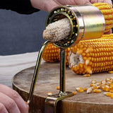 Maxbell Handy Corn Strip Tool Manual Portable Corn Thresher Peeling for Kitchen Home