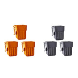 Maxbell 3x Aquarium Plant Basket Landscape for Aquarium Decoration Hydroponic Basket Orange