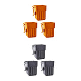 Maxbell 3x Aquarium Plant Basket Landscape for Aquarium Decoration Hydroponic Basket Orange