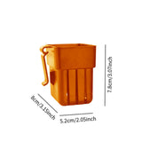 Maxbell 3x Aquarium Plant Basket Landscape for Aquarium Decoration Hydroponic Basket Orange