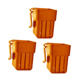 Maxbell 3x Aquarium Plant Basket Landscape for Aquarium Decoration Hydroponic Basket Orange