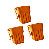 Maxbell 3x Aquarium Plant Basket Landscape for Aquarium Decoration Hydroponic Basket Orange