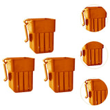 Maxbell 3x Aquarium Plant Basket Landscape for Aquarium Decoration Hydroponic Basket Orange