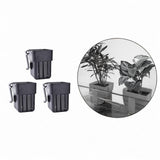 Maxbell 3x Aquarium Plant Basket Landscape for Aquarium Decoration Hydroponic Basket Black
