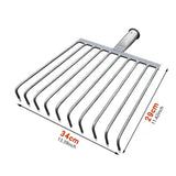 Maxbell Garden Weeder Head Claw Remover Tool Accessories for Gardening Farm Backyard 10 Teeth