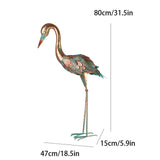 Maxbell Retro Birds Figurine Display Garden Courtyard for Sidewalks Hallway Festivals Lower Head