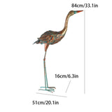 Maxbell Retro Birds Figurine Display Garden Courtyard for Sidewalks Hallway Festivals Raise Head