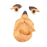 Maxbell Tree Face Bird Feeder Old Man Face Resin Sculpture for Backyard Outdoor Yard