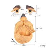 Maxbell Tree Face Bird Feeder Old Man Face Resin Sculpture for Backyard Outdoor Yard