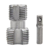 Maxbell Ppr Pipe Threader for Electric Drill Garage 1/2"/3/4" Pipe Thread Maker Tool