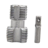 Maxbell Ppr Pipe Threader for Electric Drill Garage 1/2"/3/4" Pipe Thread Maker Tool