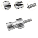 Maxbell Ppr Pipe Threader for Electric Drill Garage 1/2"/3/4" Pipe Thread Maker Tool