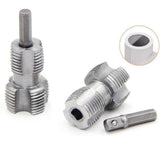 Maxbell Ppr Pipe Threader for Electric Drill Garage 1/2"/3/4" Pipe Thread Maker Tool