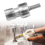 Maxbell Ppr Pipe Threader for Electric Drill Garage 1/2"/3/4" Pipe Thread Maker Tool