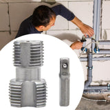 Maxbell Ppr Pipe Threader for Electric Drill Garage 1/2"/3/4" Pipe Thread Maker Tool