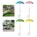 Maxbell Plant Umbrella Decor Adjustable Angle for Garden Beds Flowers Potted Outdoor Sky Blue