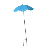 Maxbell Plant Umbrella Decor Adjustable Angle for Garden Beds Flowers Potted Outdoor Sky Blue