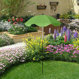 Maxbell Plant Umbrella Decor Adjustable Angle for Garden Beds Flowers Potted Outdoor Green