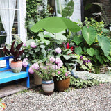 Maxbell Plant Umbrella Decor Adjustable Angle for Garden Beds Flowers Potted Outdoor Green