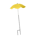 Maxbell Plant Umbrella Decor Adjustable Angle for Garden Beds Flowers Potted Outdoor Yellow