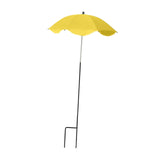 Maxbell Plant Umbrella Decor Adjustable Angle for Garden Beds Flowers Potted Outdoor Yellow