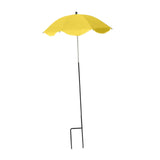 Maxbell Plant Umbrella Decor Adjustable Angle for Garden Beds Flowers Potted Outdoor Yellow