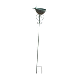 Maxbell Bird Bath Metal Easy Installation Garden Birdbath for Garden Outside Balcony