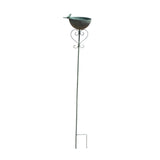 Maxbell Bird Bath Metal Easy Installation Garden Birdbath for Garden Outside Balcony