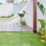 Maxbell Bird Bath Metal Easy Installation Garden Birdbath for Garden Outside Balcony