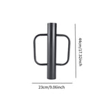 Maxbell Fence Post Driver with Handles for Installing Fences Sturdy Hand Post Rammer Black