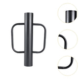 Maxbell Fence Post Driver with Handles for Installing Fences Sturdy Hand Post Rammer Black