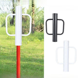 Maxbell Fence Post Driver with Handles for Installing Fences Sturdy Hand Post Rammer Black
