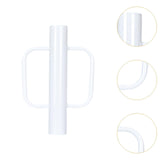 Maxbell Fence Post Driver with Handles for Installing Fences Sturdy Hand Post Rammer White
