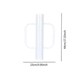 Maxbell Fence Post Driver with Handles for Installing Fences Sturdy Hand Post Rammer White