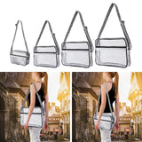 Maxbell Clear Bag for Stadium Event Fashion Crossbody Bag for Stadium Concert Hiking S
