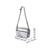 Maxbell Clear Bag for Stadium Event Fashion Crossbody Bag for Stadium Concert Hiking S