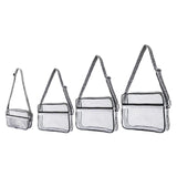 Maxbell Clear Bag for Stadium Event Fashion Crossbody Bag for Stadium Concert Hiking S