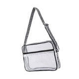 Maxbell Clear Bag for Stadium Event Fashion Crossbody Bag for Stadium Concert Hiking M
