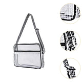 Maxbell Clear Bag for Stadium Event Fashion Crossbody Bag for Stadium Concert Hiking M