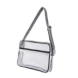 Maxbell Clear Bag for Stadium Event Fashion Crossbody Bag for Stadium Concert Hiking L
